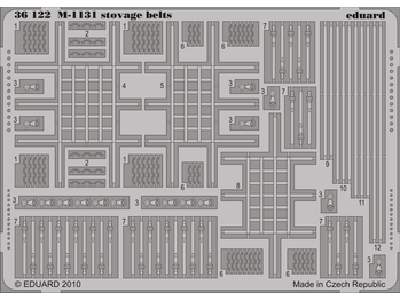 M-1131 stowage belts 1/35 - Trumpeter - image 1