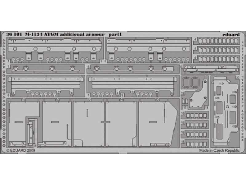 M-1134 ATGM additional armour 1/35 - Afv Club - image 1