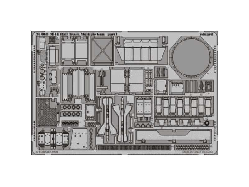 M-16 Half Track Multiple Gun 1/35 - Dragon - image 1