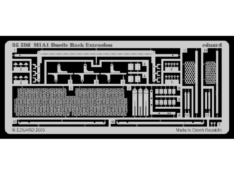 M-1A1 Bustle Rack Extension 1/35 - image 1