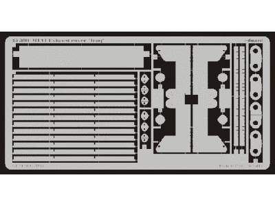 M-1A1 exhaust cover (Iraq) 1/35 - Dragon - image 1