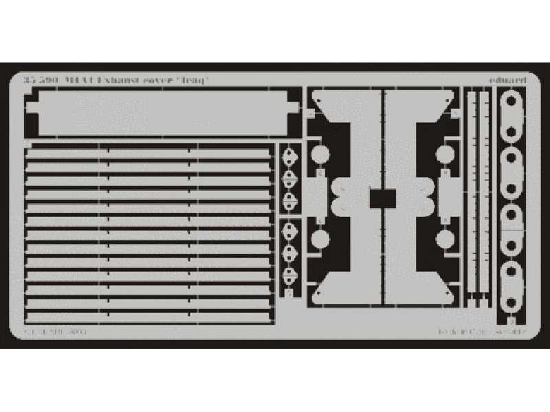 M-1A1 exhaust cover (Iraq) 1/35 - Dragon - image 1