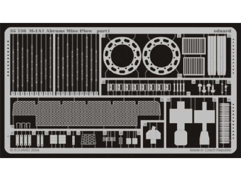 M-1A1 Mine Plow 1/35 - Tamiya - image 1