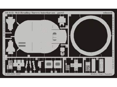 M-2 turret interior 1/35 - Tamiya - image 1