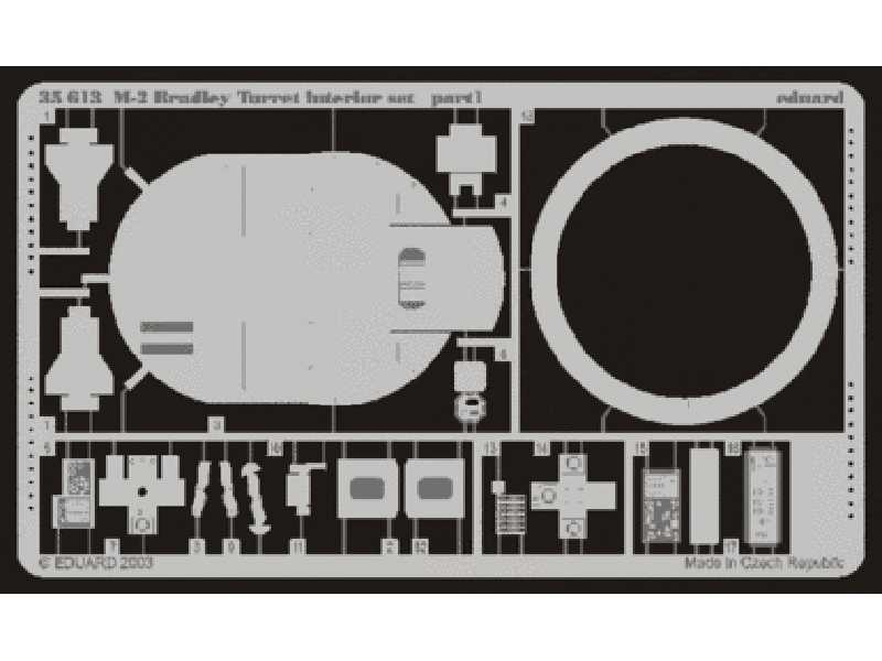 M-2 turret interior 1/35 - Tamiya - image 1