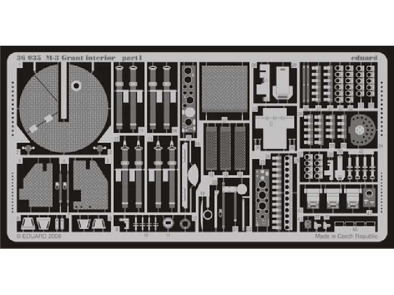 M-3 Grant interior 1/35 - Academy Minicraft - image 1