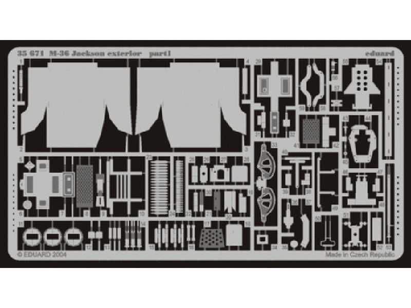 M-36 Jackson exterior 1/35 - Academy Minicraft - image 1