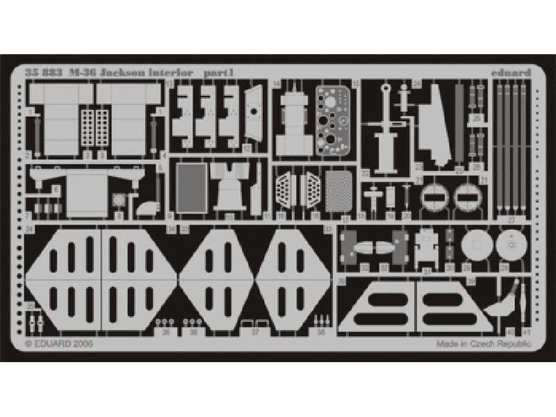 M-36 Jackson interior 1/35 - Afv Club - image 1