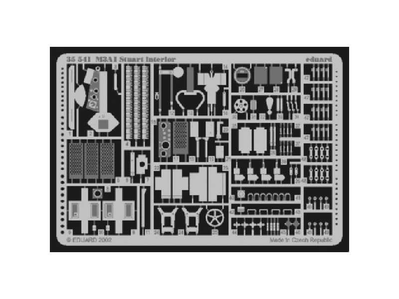 M-3A1 Stuart interior 1/35 - Academy Minicraft - image 1