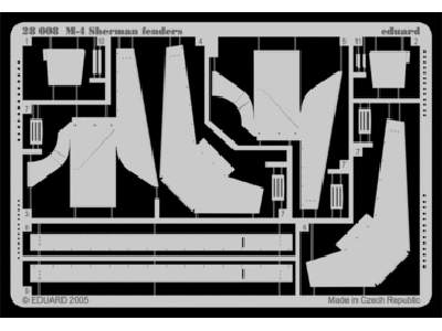 M-4 Sherman fenders 1/48 - Tamiya - image 1