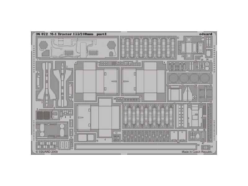 M-4 Tractor 155/240mm 1/35 - Hobby Boss - image 1