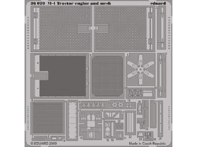 M-4 Tractor engine and mesh 1/35 - Hobby Boss - image 1