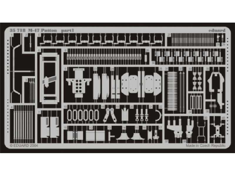 M-47 Patton 1/35 - Italeri - image 1