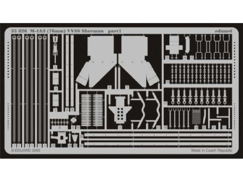 M-4A3 (76mm) VVSS Sherman 1/35 - Dragon - image 1