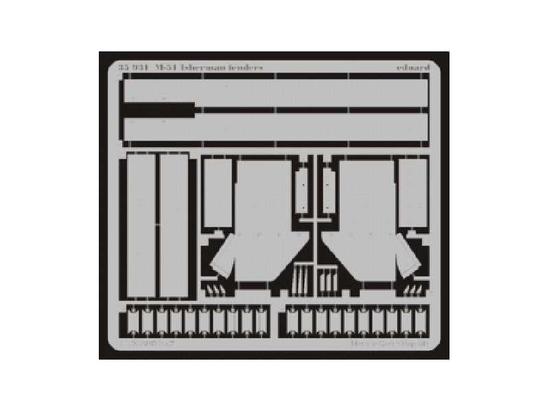 M-51 Isherman fenders 1/35 - Dragon - image 1