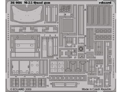 M-55 Quad gun 1/35 - Dragon - image 1