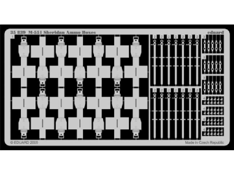 M-551 Ammo. Boxes 1/35 - Academy Minicraft - image 1