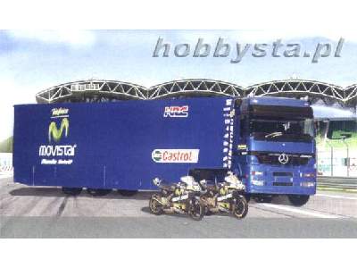 Mercedes Actros Honda Movistar Racing Team 2004 T&T with Bikes - image 1