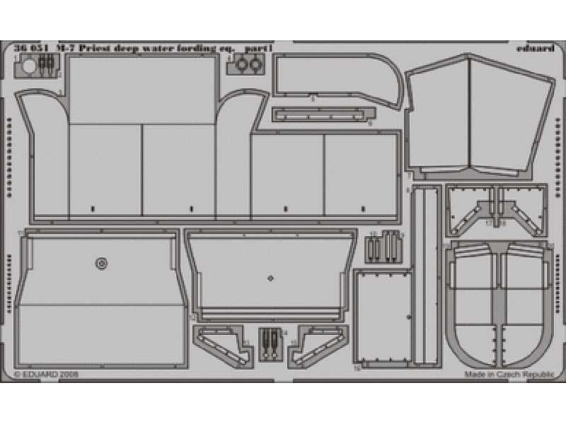 M-7 deep water fording eq.  1/35 - Academy Minicraft - image 1