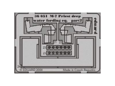 M-7 deep water fording eq.  1/35 - Academy Minicraft - image 3
