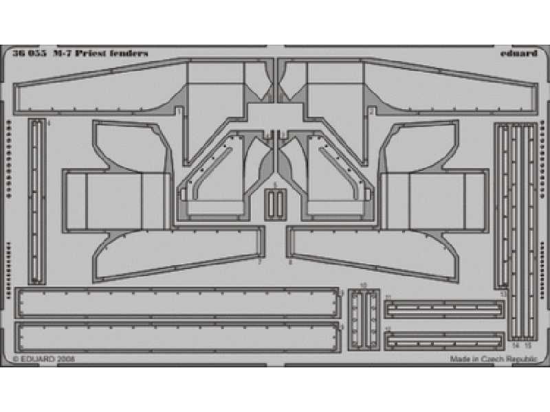 M-7 fenders 1/35 - Academy Minicraft - image 1