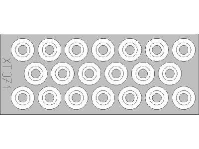  Morser Karl wheel mask 1/35 - Dragon - masks - image 1