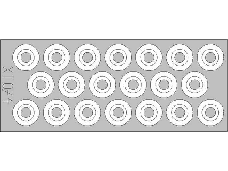  Morser Karl wheel mask 1/35 - Dragon - masks - image 1