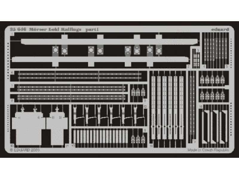 Morser Lokir railings 1/35 - Dragon - image 1