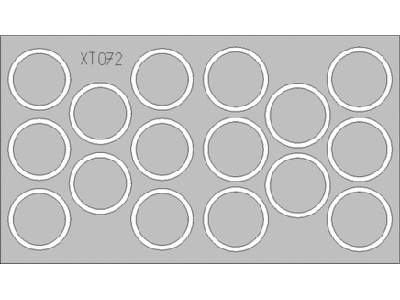  Panther Ausf. G wheel mask 1/35 - Tamiya - masks - image 1