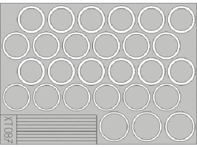  Sd. Kfz.10 wheel mask 1/35 - Italeri - masks - image 1