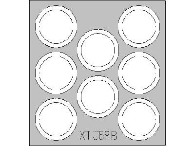  T-55A wheel mask 1/35 - Tamiya - masks - image 3