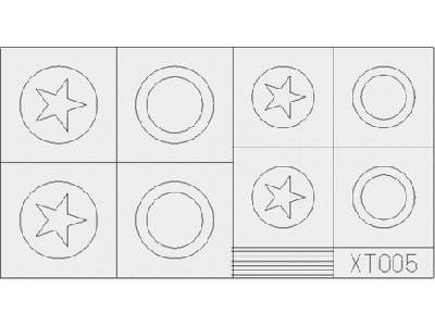  US Stars Large 1/35 - masks - image 1