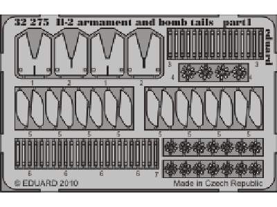 Il-2 armament and bomb tails 1/32 - Hobby Boss - image 1