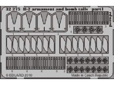 Il-2 armament and bomb tails 1/32 - Hobby Boss - image 2