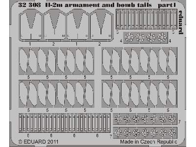 Il-2m armament and bomb tails 1/32 - Hobby Boss - image 2