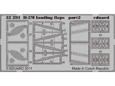 Il-2m landing flaps 1/32 - Hobby Boss - image 3