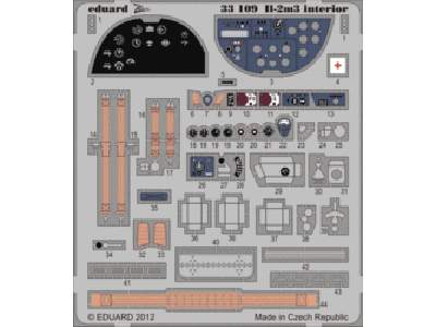 Il-2m3 interior S. A. 1/32 - Hobby Boss - image 1