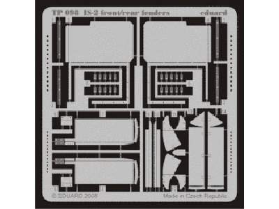 IS-2 front/ rear fenders 1/35 - Tamiya - image 1