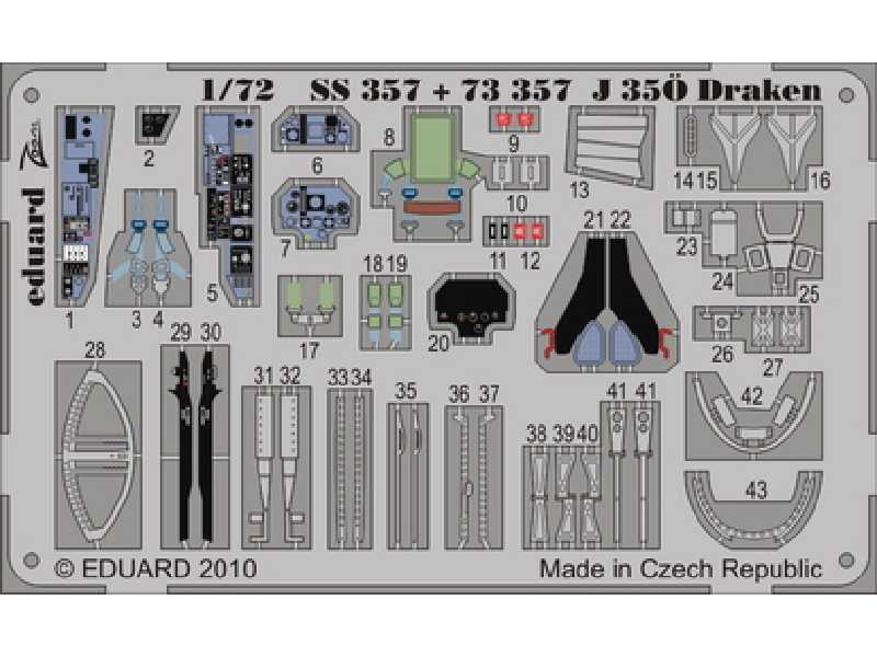 J 35? Draken S. A. 1/72 - Hasegawa - image 1