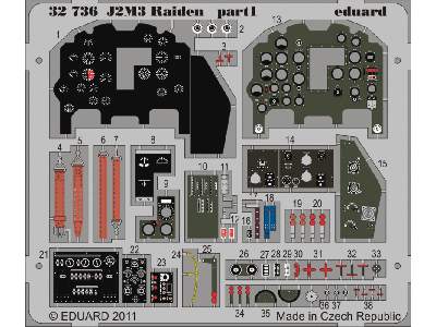J2M3 Raiden interior S. A. 1/32 - Hasegawa - image 2