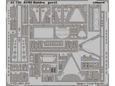 J2M3 Raiden interior S. A. 1/32 - Hasegawa - image 3