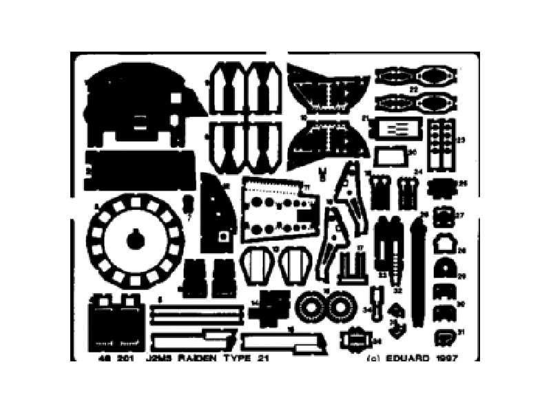 J3M3 Raiden type 21 1/48 - Hasegawa - image 1 J3M3 Raiden type 21 1/48 - Hasegawa - image 1