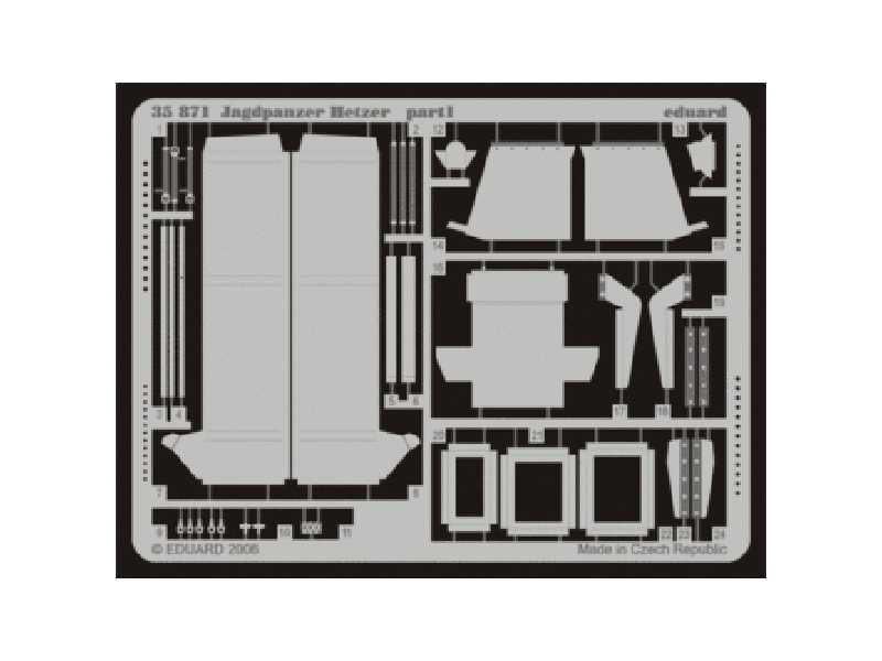 Jagdpanzer Hetzer 1/35 - Eduard - image 1