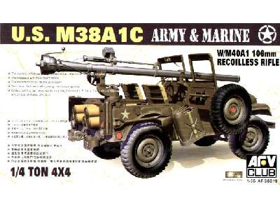 US M38A1C w/M40A1 106mm Rec.Rifle - image 1
