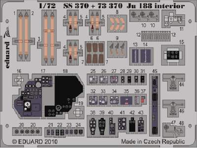 Ju 188 interior S. A. 1/72 - Hasegawa - image 1