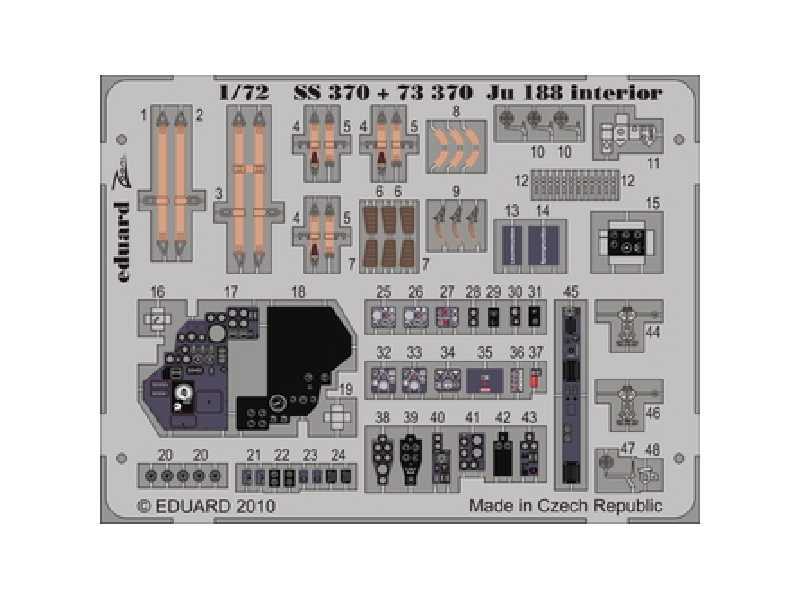 Ju 188 interior S. A. 1/72 - Hasegawa - image 1