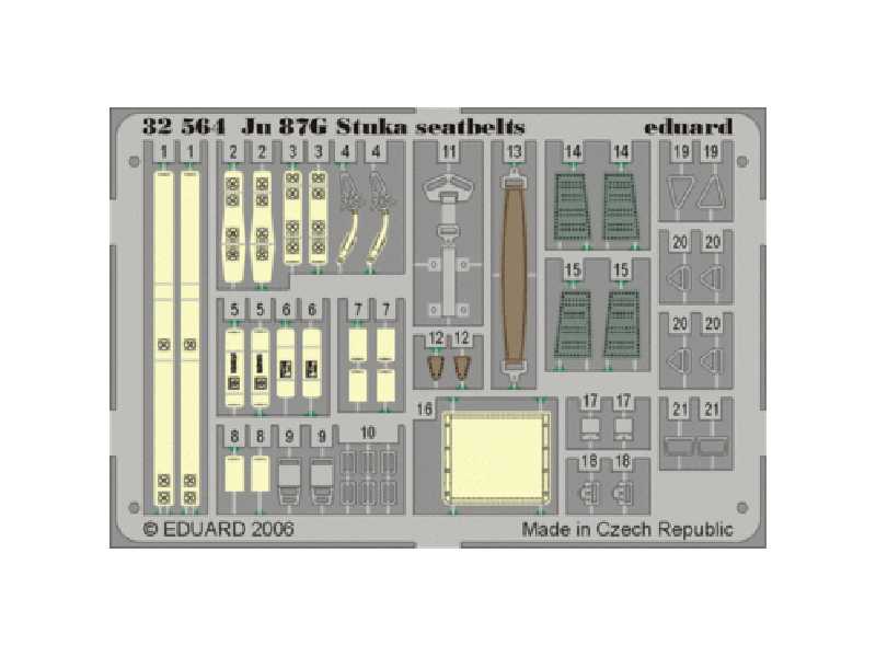 Ju 87 Stuka seatbelts 1/32 - Hasegawa - image 1