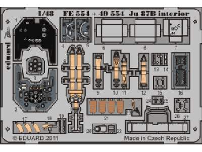 Ju 87B interior S. A. 1/48 - Italeri - - image 1