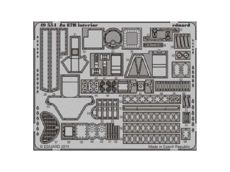 Ju 87B interior S. A. 1/48 - Italeri - image 1