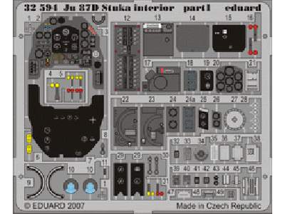 Ju 87D Stuka interior 1/32 - Hasegawa - image 1